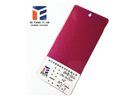 Agate flash red thermosetting powder coating
